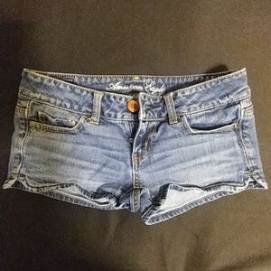 Denim shorts